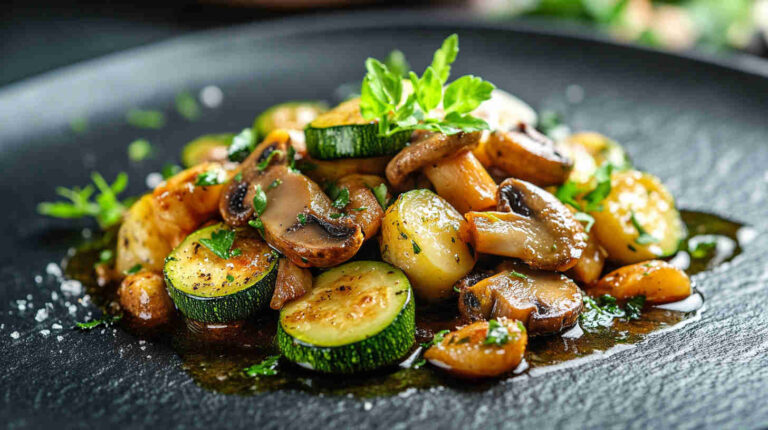 Mushroom and Zucchini Stew Recipe
