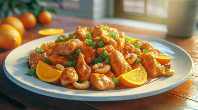 Orange and Cashew Chicken