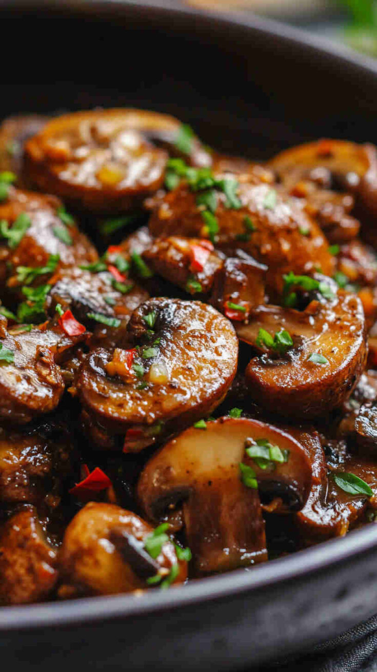 Slow Cooker Spicy Exotic Mushroom Stir-Fry