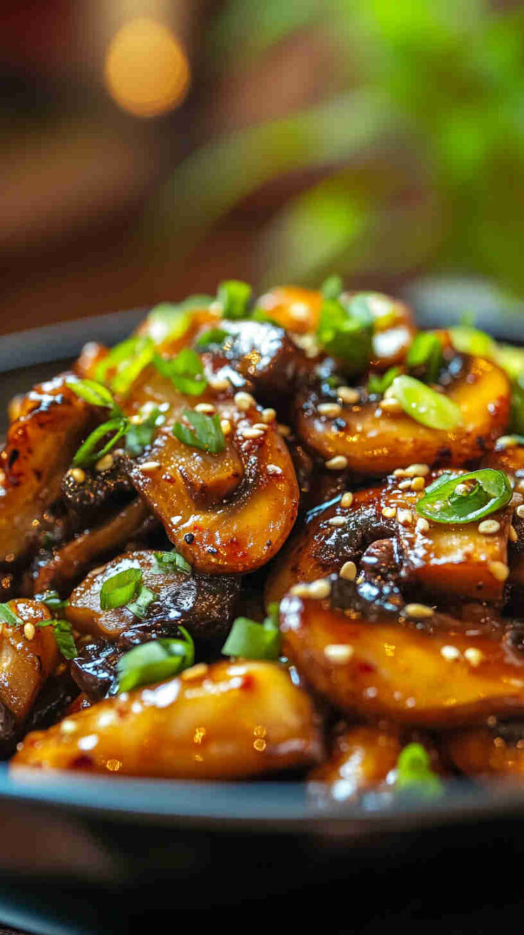 Spicy Korean Gochujang Mushroom Stir-Fry