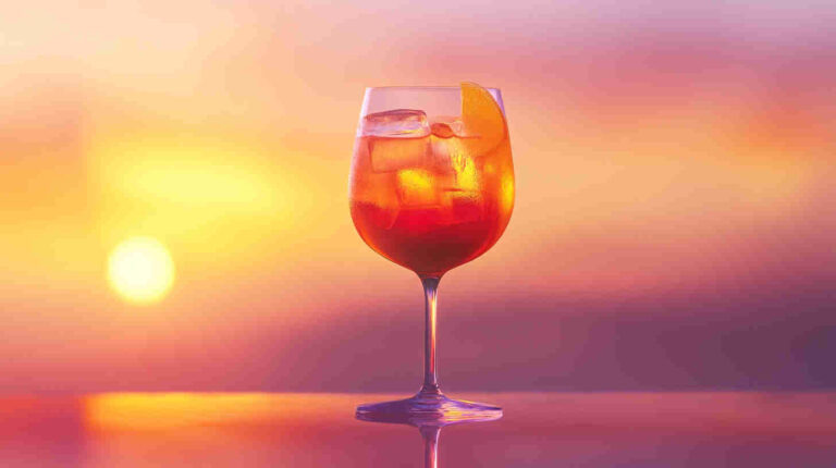 Sunset Aperol Spritz