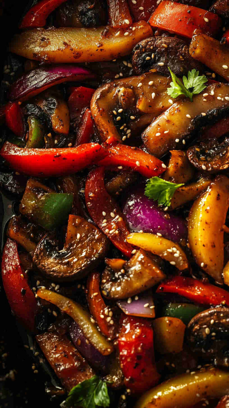 Sweet Chili Portobello Stir-Fry