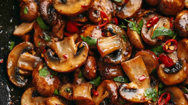 Szechuan Pepper Mushroom Stir-Fry