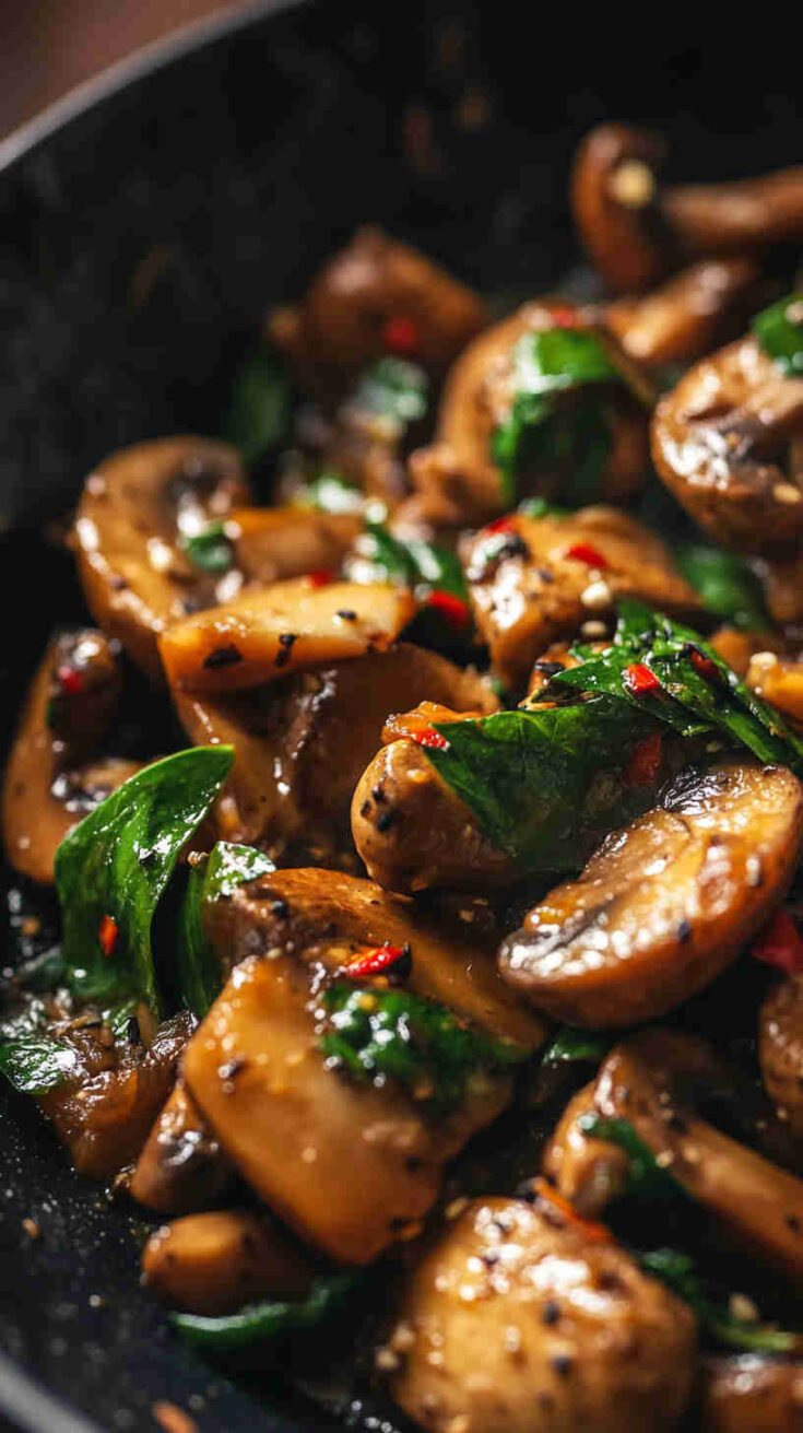 Tamarind & Coconut Exotic Mushroom Stir-Fry