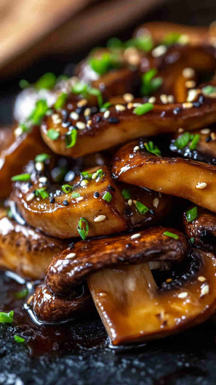 Teriyaki King Oyster Mushroom Stir-Fry