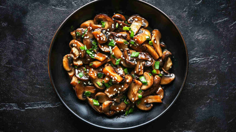 Teriyaki King Oyster Mushroom Stir-Fry