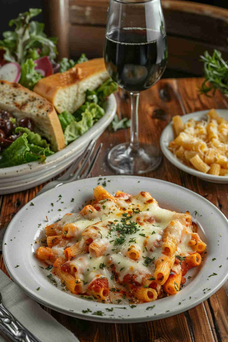 Baked Ziti with Three Cheeses