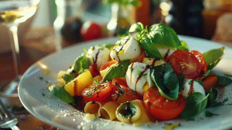 Caprese Pasta Salad for Dinner