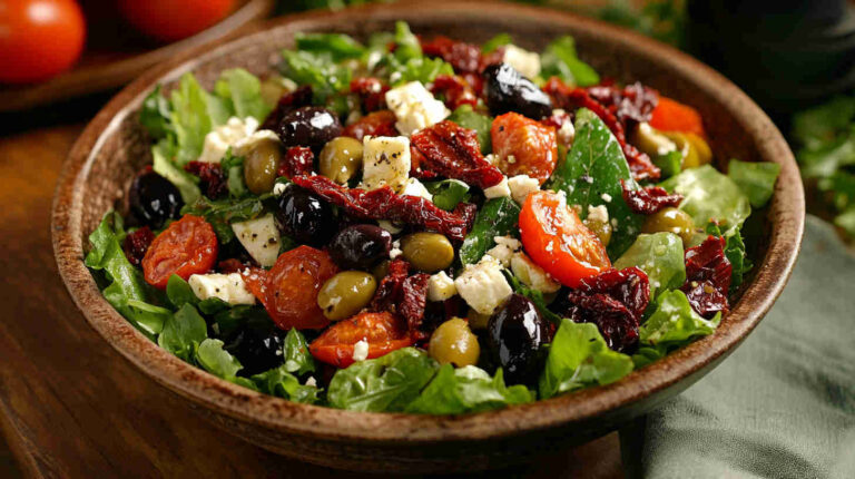 La Scala Chopped Salad with Sun-Dried Tomatoes and Olives