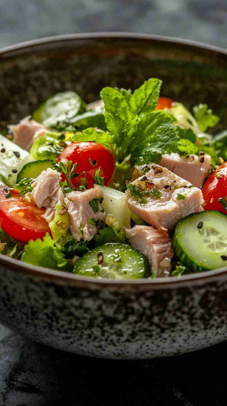 Light and Refreshing La Scala Chopped Salad with Tuna