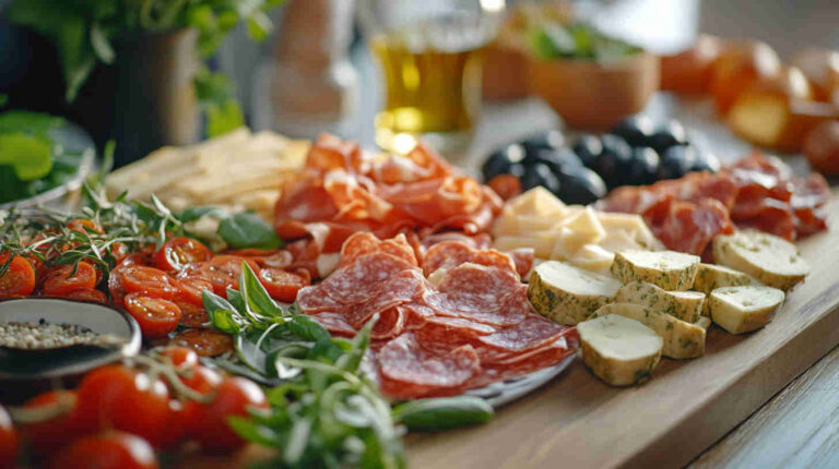 Low-Carb Italian Antipasto Platter Recipe