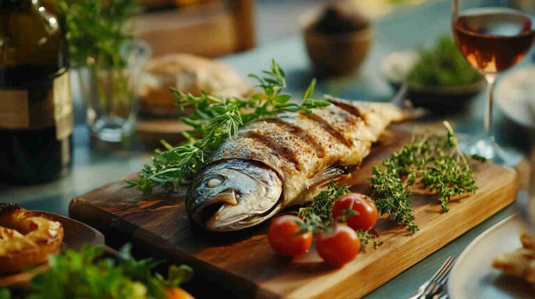 Mediterranean Baked Fish Italian Style Recipe