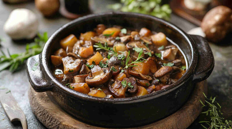 Mushroom Ragoût with Tarragon