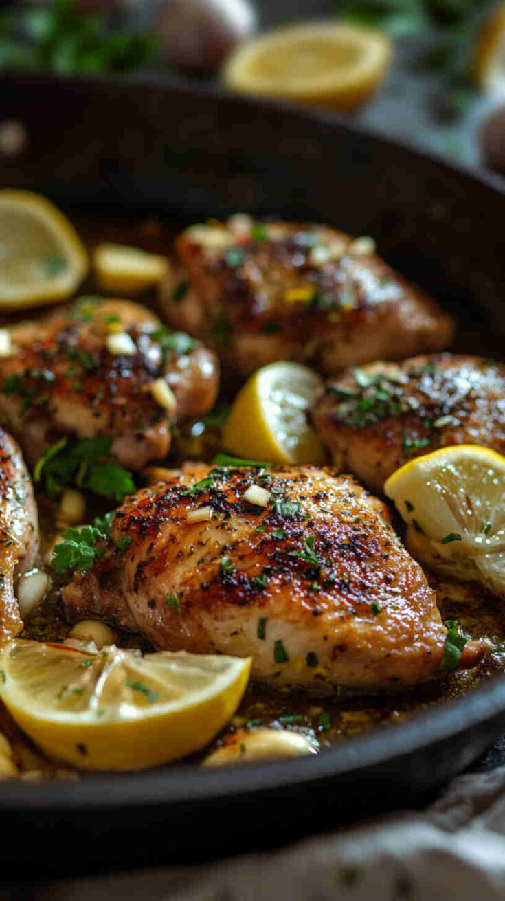 One-Pan Italian Lemon Garlic Chicken