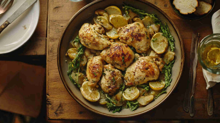 One-Pan Italian Lemon Garlic Chicken