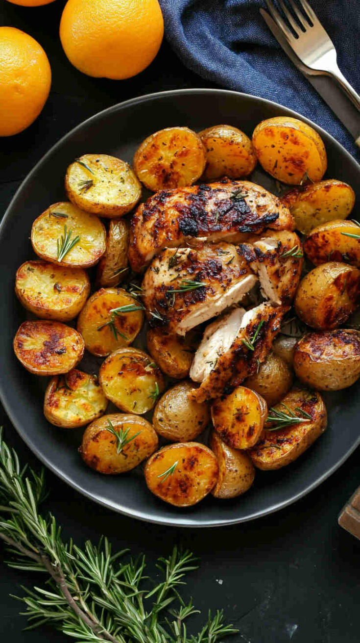Orange-Rosemary Roasted Potatoes