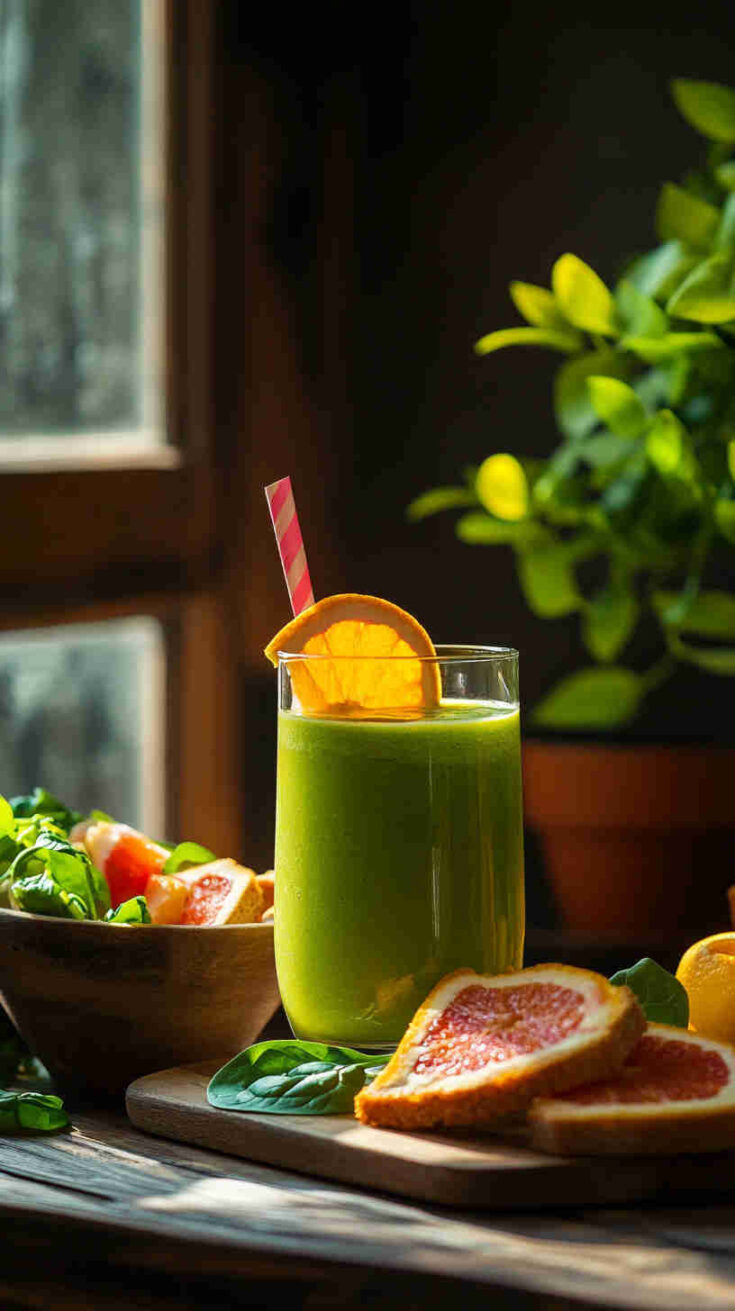 Orange and Spinach Smoothie