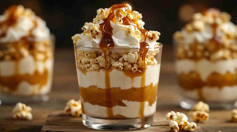 Pass the Popcorn Caramel Pudding Parfaits