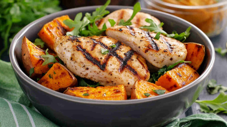 Power-Packed Chicken and Sweet Potato Bowl