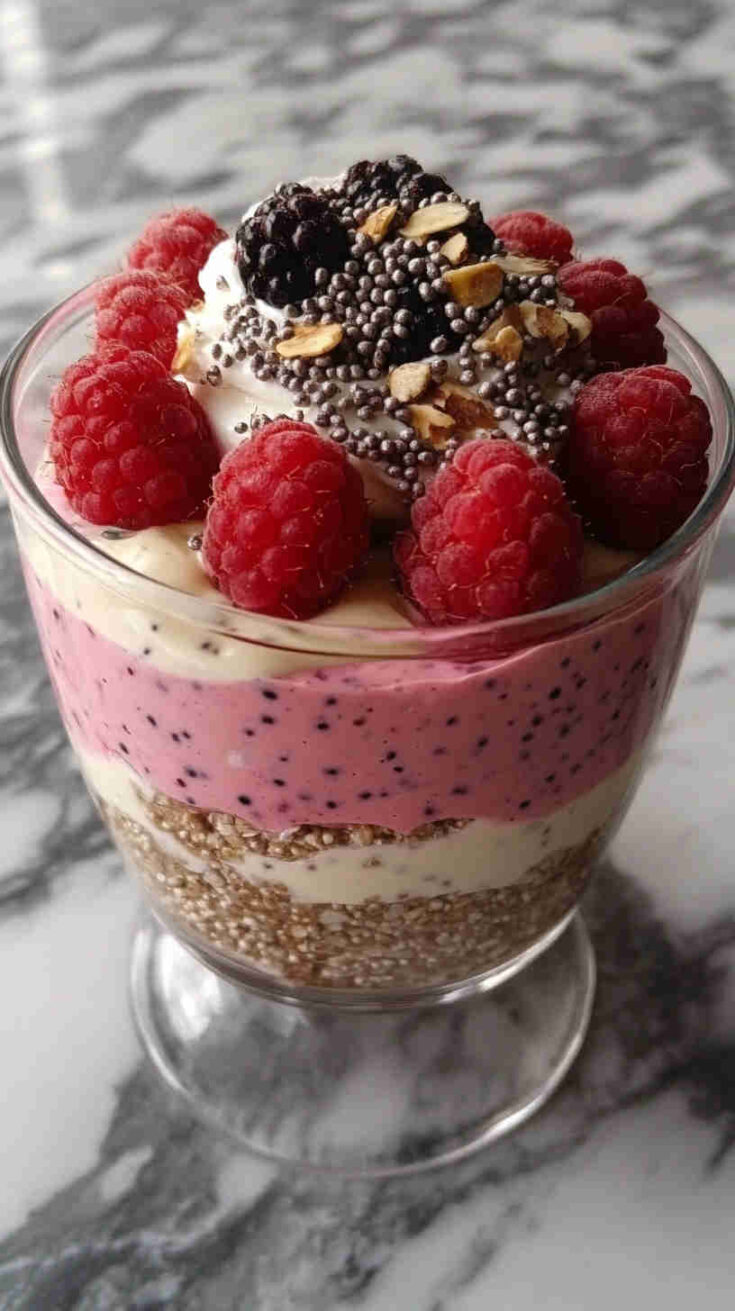 Protein-Rich Greek Yogurt and Berry Parfait