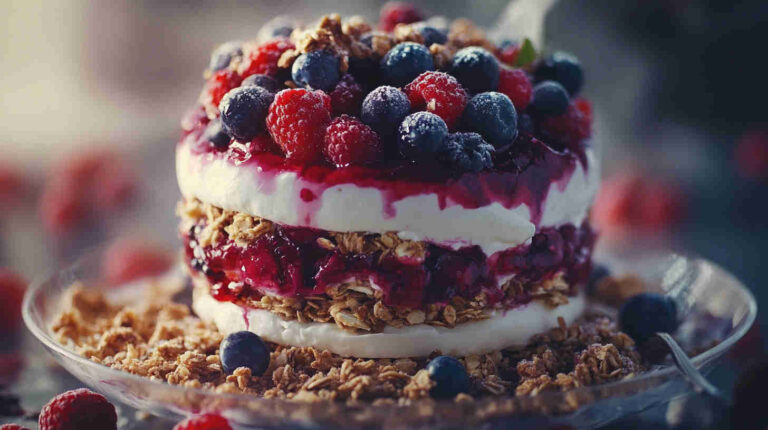 Protein-Rich Greek Yogurt and Berry Parfait
