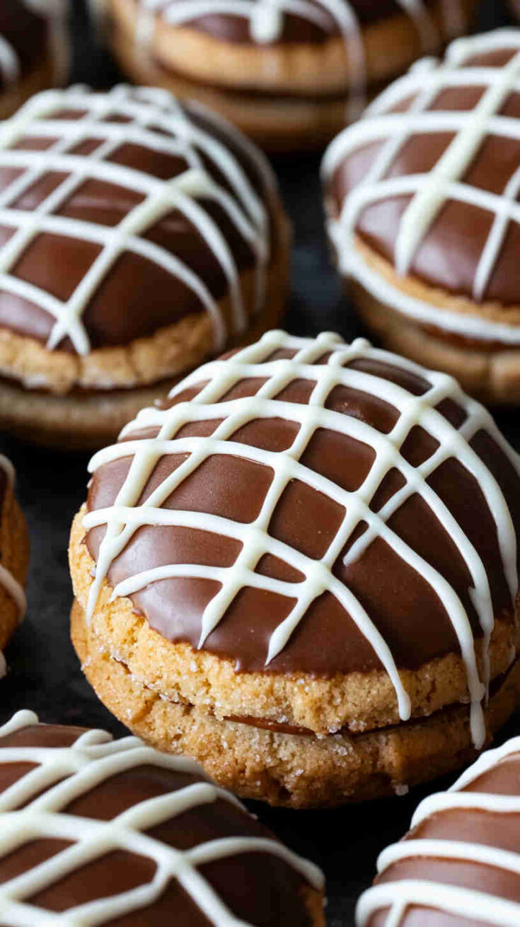 Quarterback Cookie Sandwiches