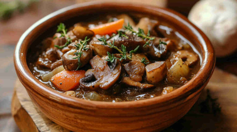 Slow Cooker Farm-to-Table Mushroom Stew
