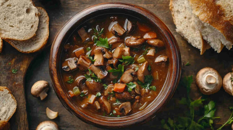 Slow Cooker French Bistro Mushroom Stew