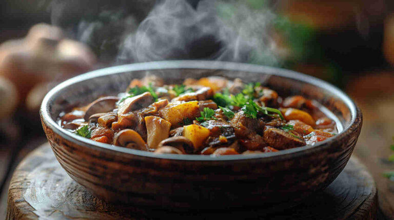 Spicy Mushroom Stew Recipe
