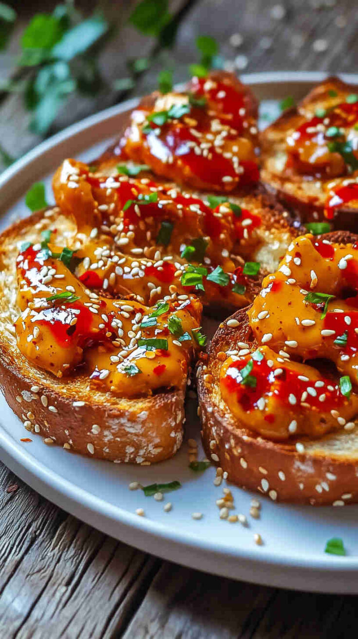 Spicy Sriracha & Peanut Butter Toast