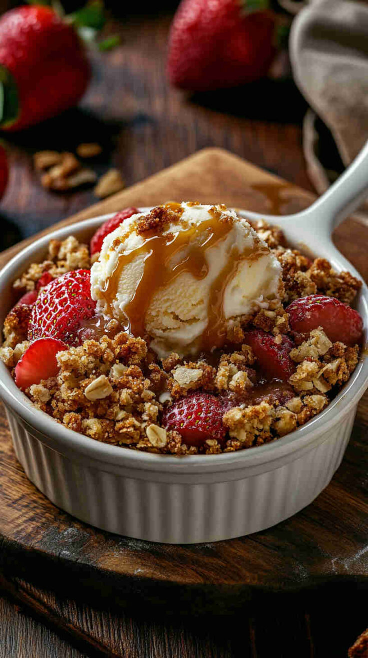 Strawberry Rhubarb Crisp