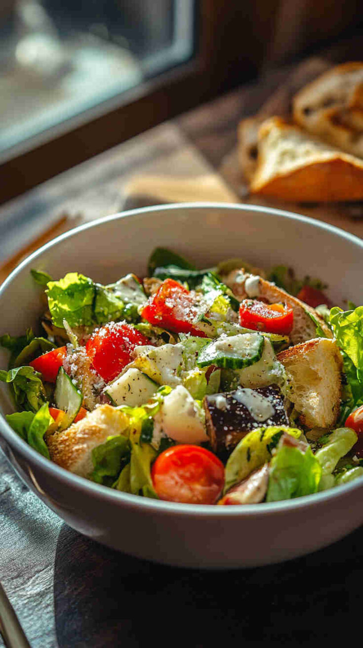 Tangy La Scala Chopped Salad with Italian Dressing