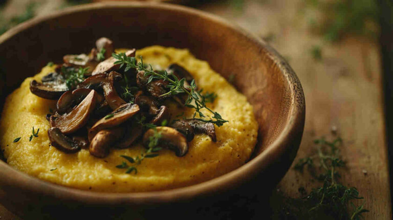 Wild Mushroom Polenta with Herbs