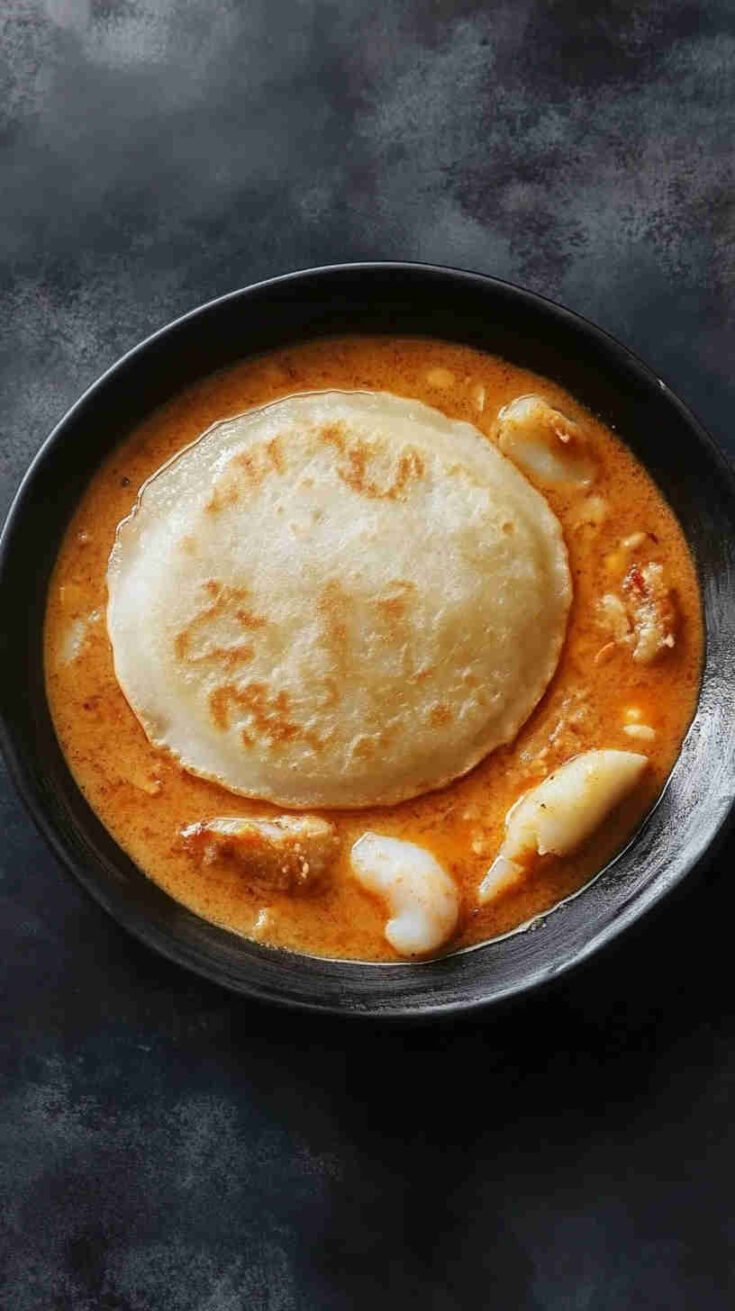 Appam with Fish Curry