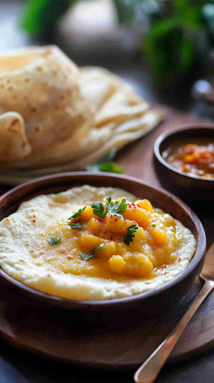 Appam with Potato Stew