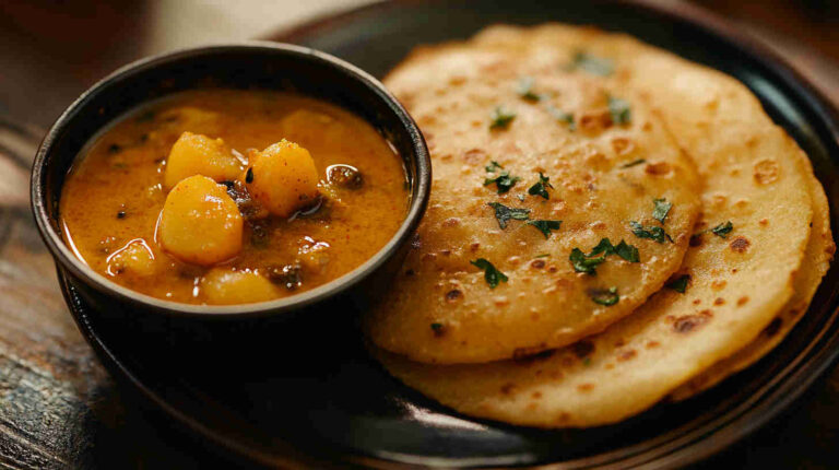 Appam with Potato Stew