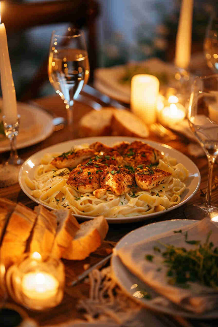 Cajun Chicken Alfredo Pasta