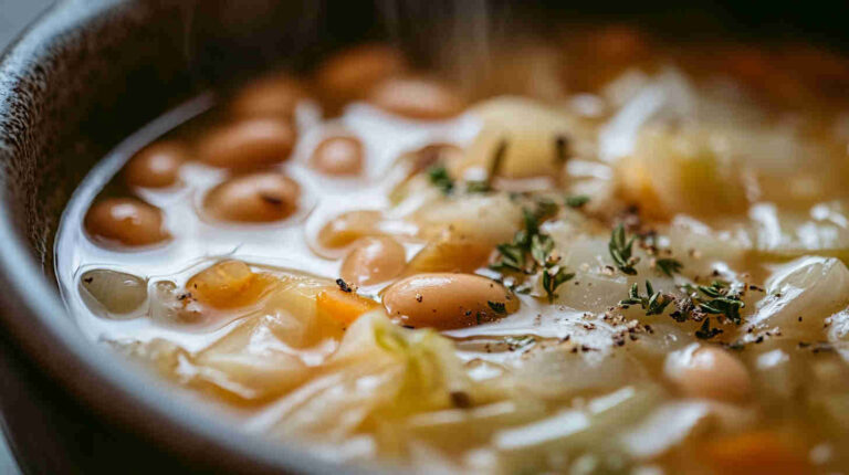 Italian Cabbage and Bean Soup Recipe