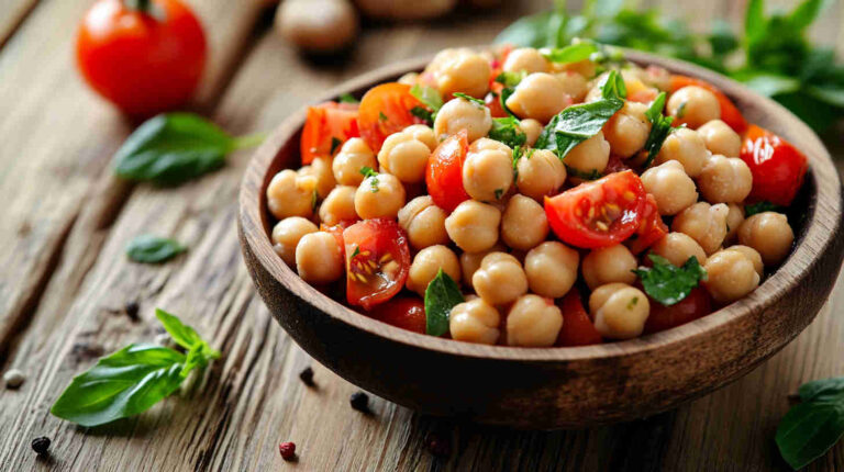 Italian Chickpea and Tomato Salad Recipe