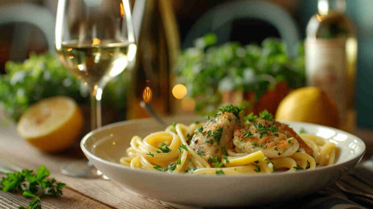 Lemon Butter Chicken Pasta