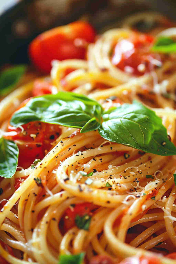 One-Pot Tomato Basil Pasta