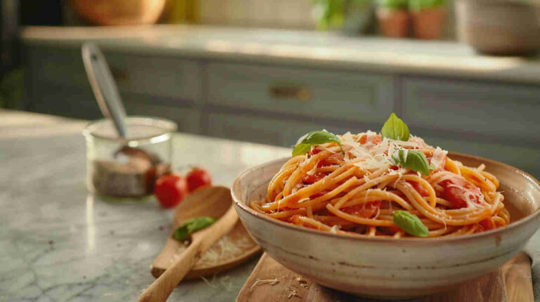 One-Pot Tomato Basil Pasta