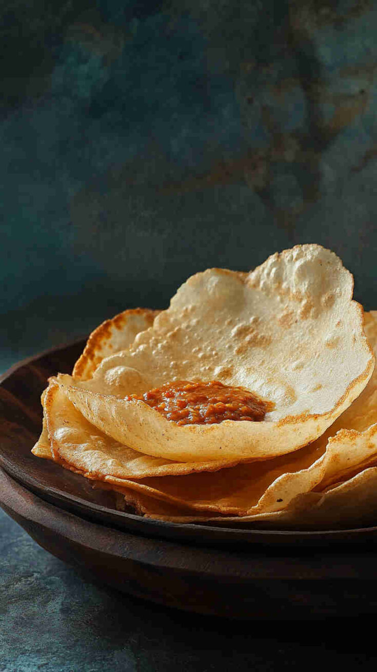 Spicy Appam with Coconut Chutney