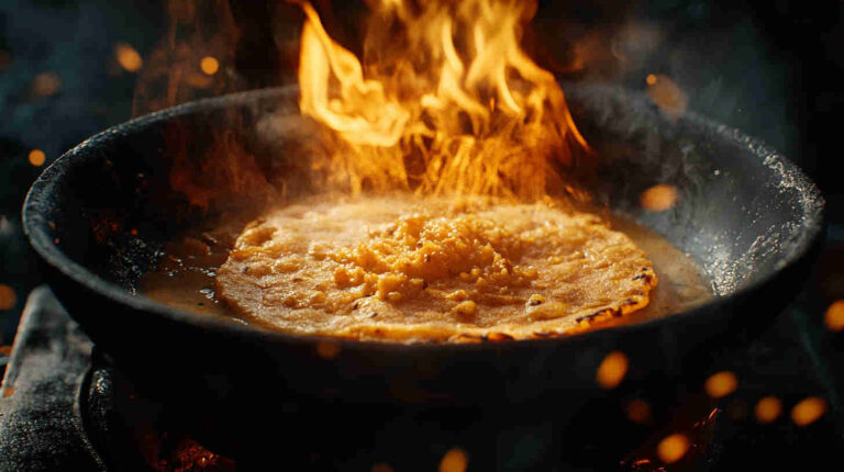 Spicy Appam with Coconut Chutney