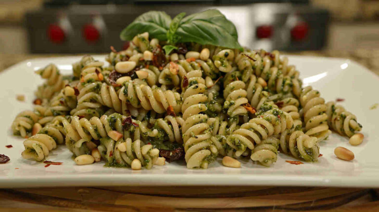 Sun-Dried Tomato Pesto Fusilli