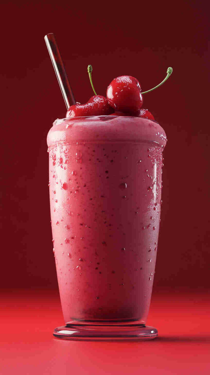 Cherry Vanilla Pre-Workout Smoothie (Boost Energy Fast)