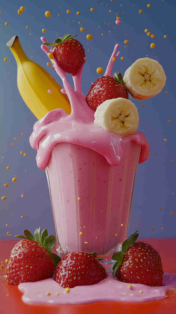 Strawberry Banana Smoothie – Fuel Your Muscles